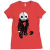 creepy doll trick or treat Ladies Fitted T-Shirt