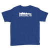 brooklyn city skyline silhouette Youth Tee