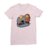 we all float Ladies Fitted T-Shirt