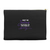 don't be jealous just because i look this good at seventy black Accessory Pouches