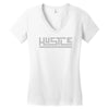 hustle Women's V-Neck T-Shirt
