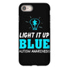 light it up blue autism awareness iPhone 8