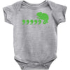 comma chameleon Baby Onesie
