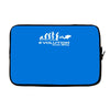 evolution of scuba divingfunny swim retro sea cool boat party Laptop sleeve
