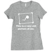 this is a very old picture of me Ladies Fitted T-Shirt