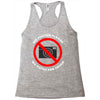 no photos please Racerback Tank