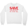 save red Crewneck Sweatshirt