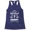 I Am One Blessed Granny Racerback Tank