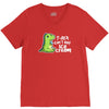 sad t rex V-Neck Tee