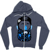 pirate beard Zipper Hoodie