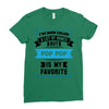 I've Been Called A Lot Of Names But Pop Pop Is My Favorite Ladies Fitted T-Shirt