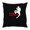 thai box boxe thailandese combattimento sport Throw Pillow