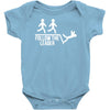 follow the leader Baby Onesie