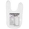 February Girl Facts Aquarius Baby Bibs