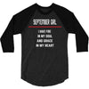 September Girl 3/4 Sleeve Shirt