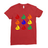 color ful Ladies Fitted T-Shirt