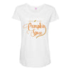 my favorite season is pumpkin spice Maternity Scoop Neck T-shirt