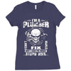 plumber Ladies Fitted T-Shirt
