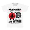 as a scorpio i have 3 sides All Over Men's T-shirt