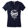 the great one Women's V-Neck T-Shirt