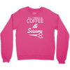 all i need is coffee sciossors Crewneck Sweatshirt