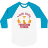 This Girl Loves Yorkshire Terriers 3/4 Sleeve Shirt