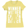 winner winner chicken dinner 3 Ladies Fitted T-Shirt