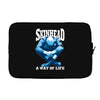 skinhead a way of life blue ideal birthday gift present. Laptop sleeve