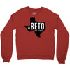 Beto For Senate Texas Map Crewneck Sweatshirt