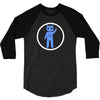 blue cid wave lock 3/4 Sleeve Shirt