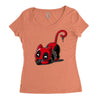 catpool Women's Triblend Scoop T-shirt