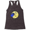 time travel to the moon Racerback Tank