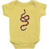 snake red black Baby Bodysuit