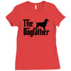 the dogfather english springer spaniel Ladies Fitted T-Shirt