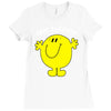 mr happy Ladies Fitted T-Shirt