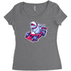 fossil fueled Women's Triblend Scoop T-shirt