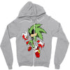 zombie sonic Zipper Hoodie