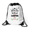 Weekend Forecast Camping With A Chance Of Drinking Drawstring Bags