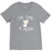 Meow V-Neck Tee