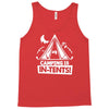 white ink camping is in tents funny Tank Top