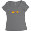 Wut Women's Triblend Scoop T-shirt