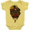 dog hip hop style Baby Onesie