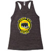 strike first, strike hard, no mercy Racerback Tank