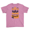 My Daughter Is Super Awesome Her Stepdad Youth Tee