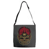 american football skull Adjustable Strap Totes