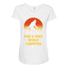 Hide and Seek World Champion Maternity Scoop Neck T-shirt