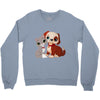 nice cat and dog Crewneck Sweatshirt