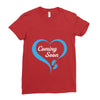 Coming Soon Baby Boy Ladies Fitted T-Shirt