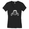 factory records use hearing protection Women's V-Neck T-Shirt