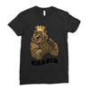 bear khabib Ladies Fitted T-Shirt